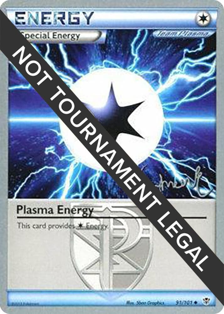 Plasma Energy - 2014 (Andrew Estrada) — World Championship Decks 91 Pokémon card