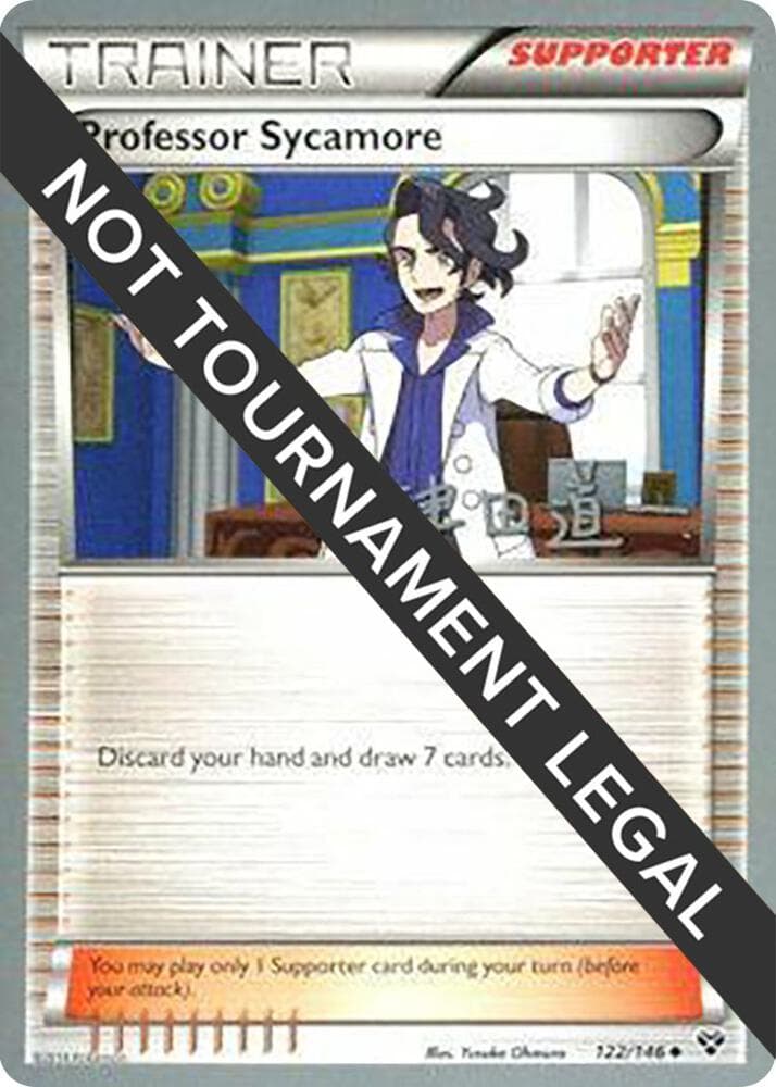 Professor Sycamore - 2014 (Michikazu Tsuda) — World Championship Decks 122 Pokémon card