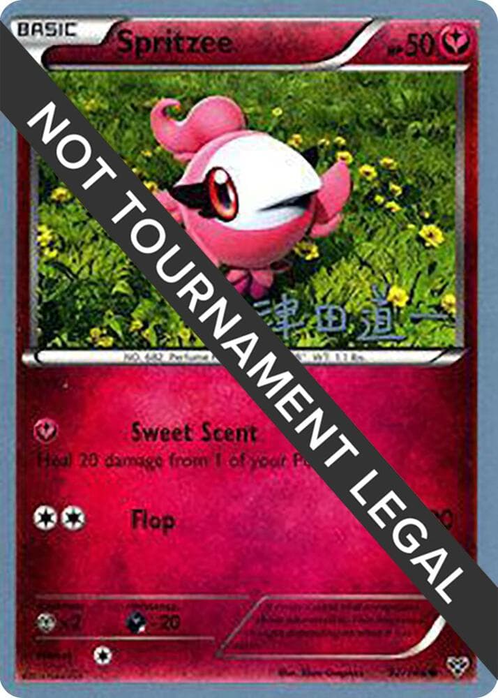 Spritzee - 2014 (Michikazu Tsuda) — World Championship Decks 92 Pokémon card
