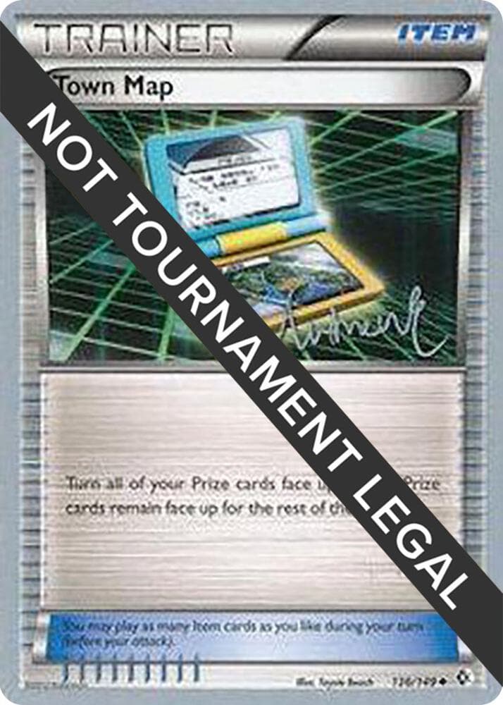 Town Map - 2014 (Andrew Estrada) — World Championship Decks 136 Pokémon card