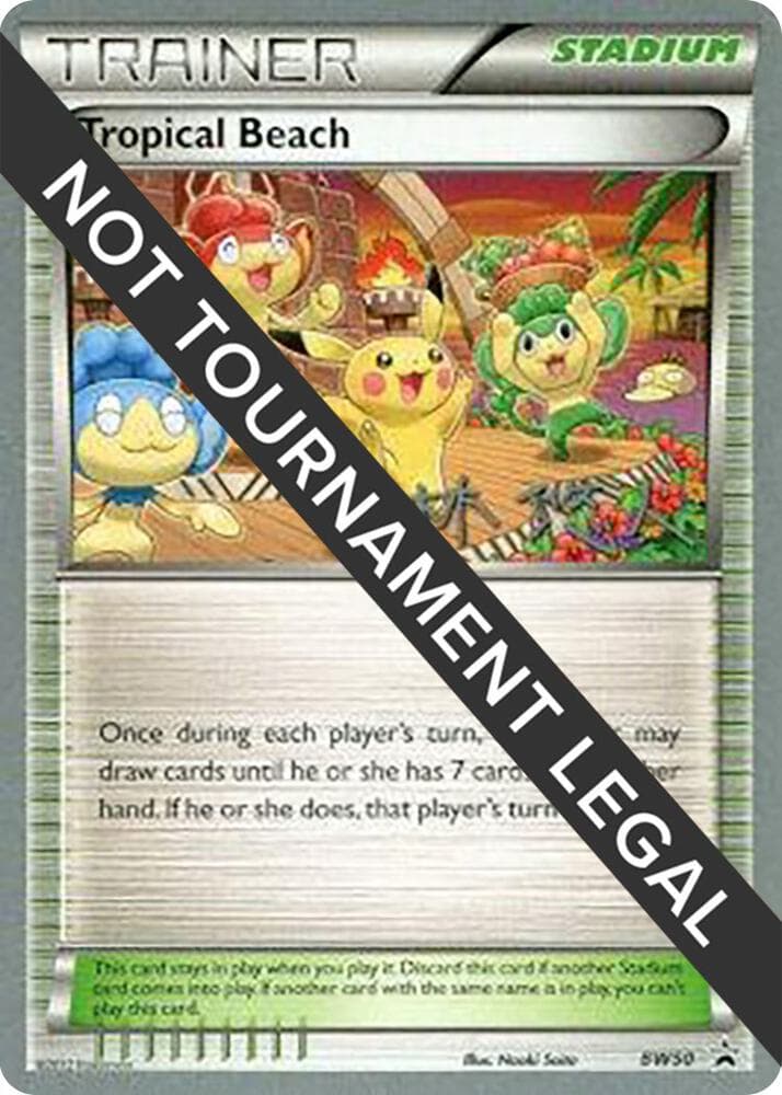 Tropical Beach - 2014 (Haruto Kobayashi) — World Championship Decks BW50 Pokémon card