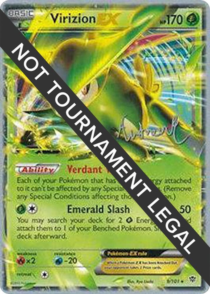 Virizion EX - 2014 (Andrew Estrada) — World Championship Decks 9 Pokémon card