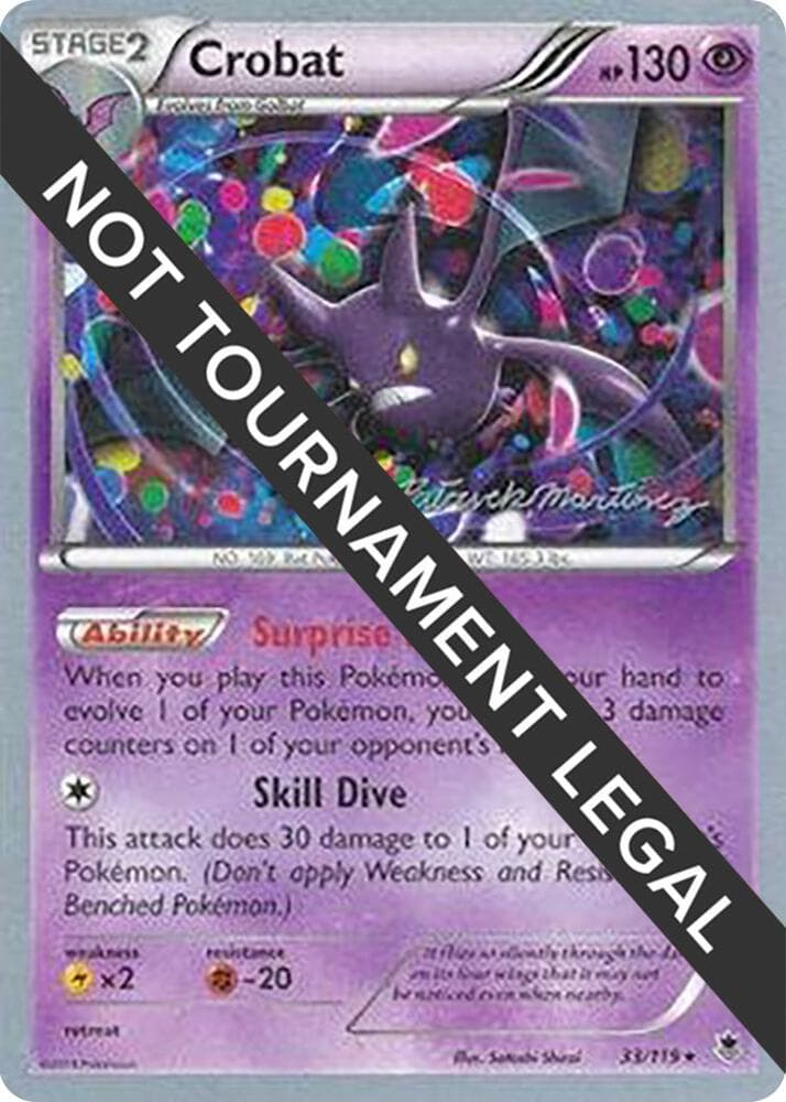 Crobat - 2015 (Patrick Martinez) — World Championship Decks 33 Pokémon card