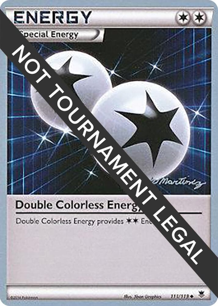 Double Colorless Energy - 2015 (Patrick Martinez) — World Championship Decks 111 Pokémon card