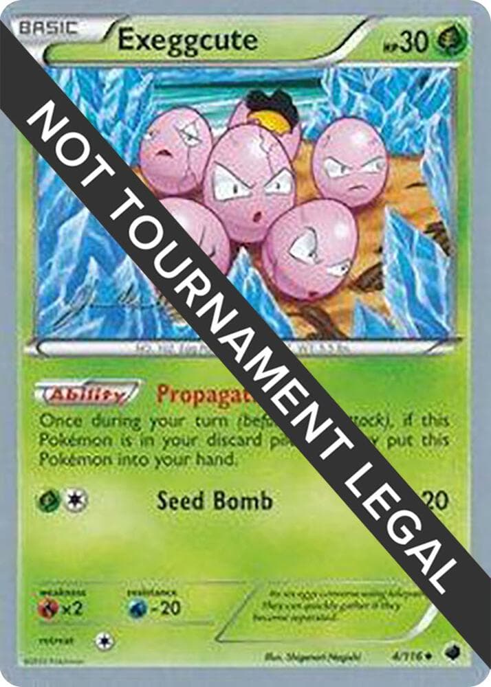 Exeggcute - 2015 (Jacob Van Wagner) — World Championship Decks 4 Pokémon card