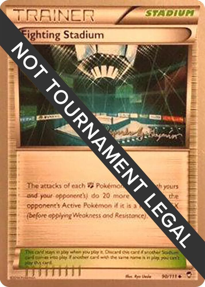Fighting Stadium - 2015 (Alejandro Ng-Guzman) — World Championship Decks 90 Pokémon card