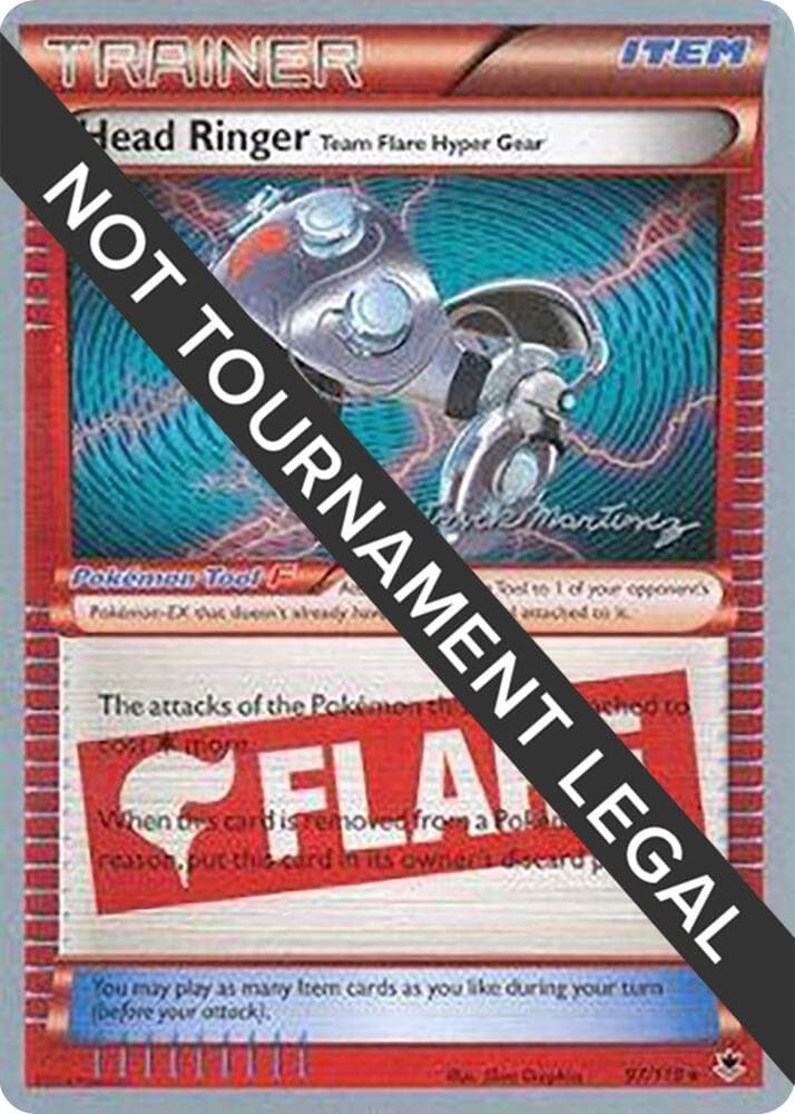 Head Ringer (Team Flare Hyper Gear) - 2015 (Patrick Martinez) — World Championship Decks 97 Pokémon card