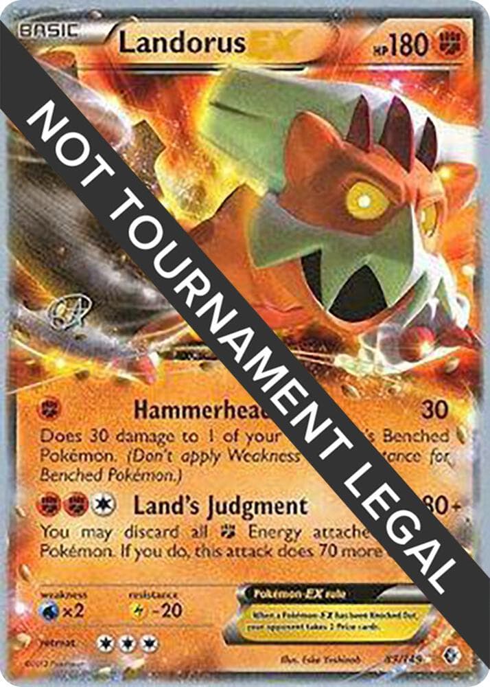 Landorus EX - 2015 (Rowan Stavenow) — World Championship Decks 89 Pokémon card