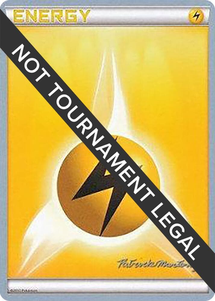 Lightning Energy - 2015 (Patrick Martinez) — World Championship Decks p481216 Pokémon card