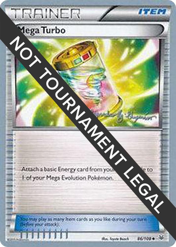 Mega Turbo - 2015 (Alejandro Ng-Guzman) — World Championship Decks 86 Pokémon card