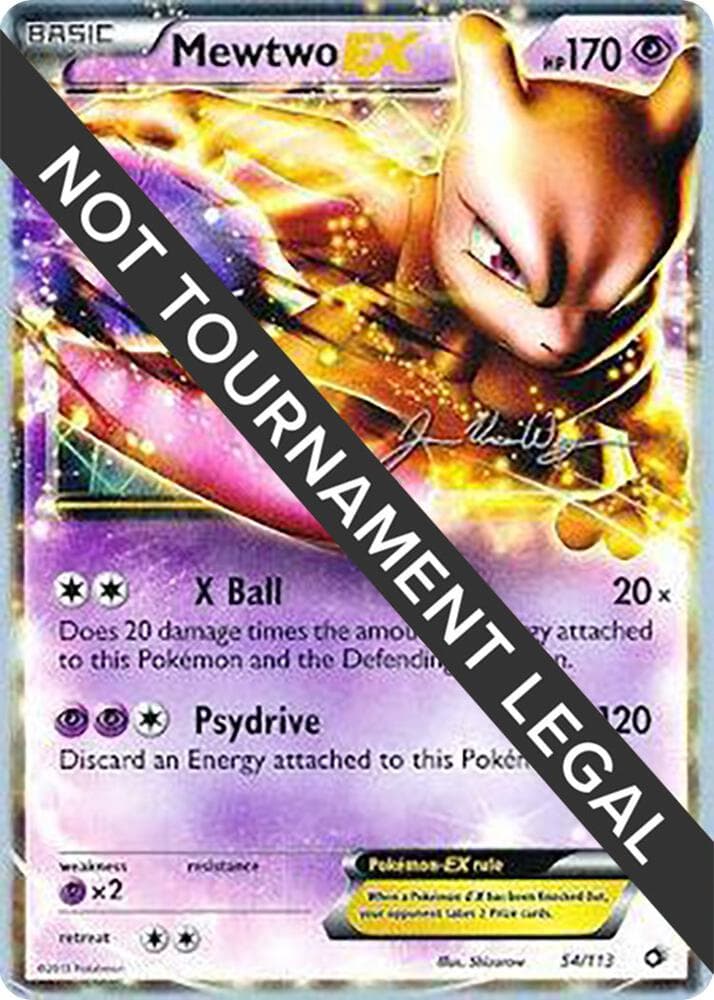 Mewtwo EX - 2015 (Jacob Van Wagner) — World Championship Decks 54 Pokémon card