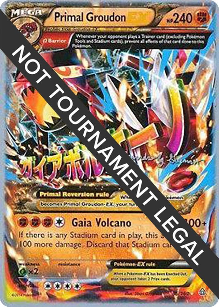 Primal Groudon EX - 2015 (Alejandro Ng-Guzman) — World Championship Decks 86 Pokémon card