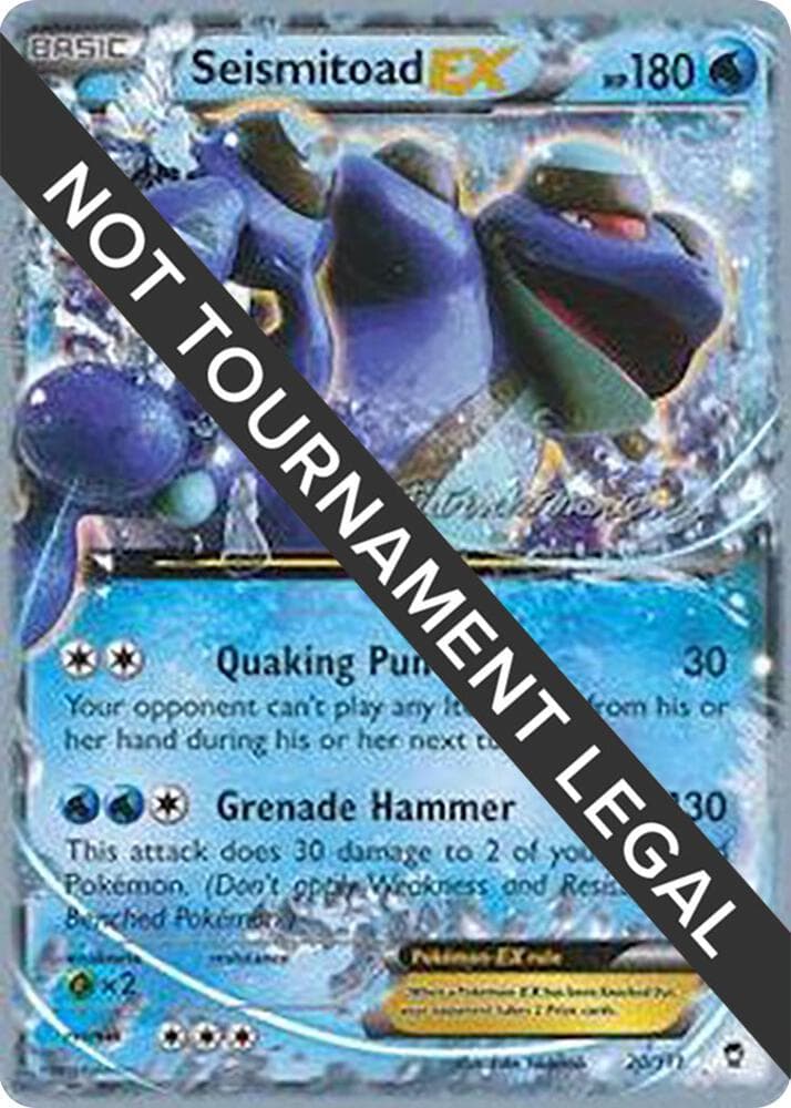 Seismitoad EX - 2015 (Patrick Martinez) — World Championship Decks 20 Pokémon card