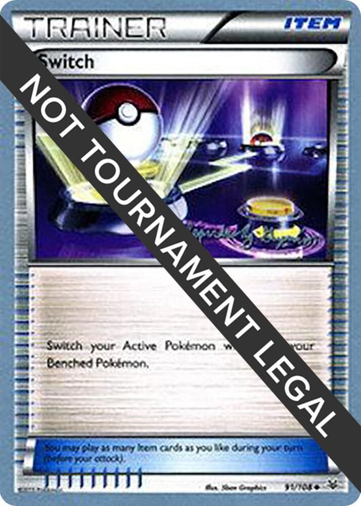 Switch - 2015 (Alejandro Ng-Guzman) — World Championship Decks 91 Pokémon card