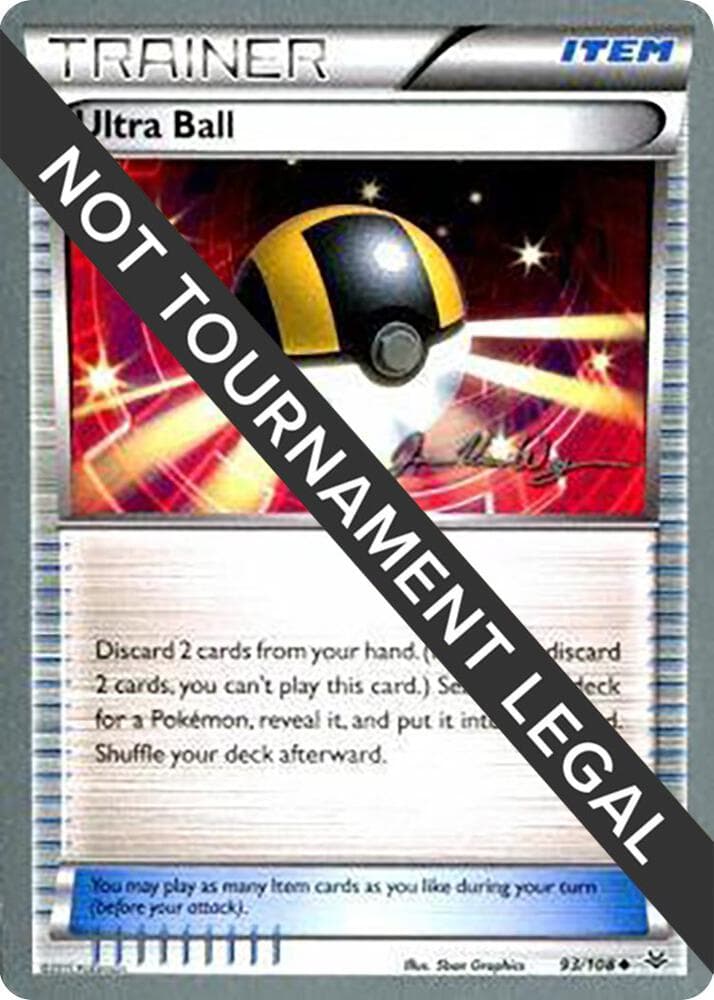 Ultra Ball - 2015 (Jacob Van Wagner) — World Championship Decks 93 Pokémon card