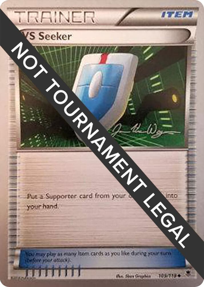VS Seeker - 2015 (Jacob Van Wagner) — World Championship Decks 109 Pokémon card