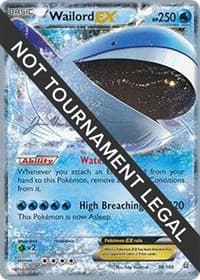 Wailord EX - 2015 (Jacob Van Wagner) — World Championship Decks 38 Pokémon card