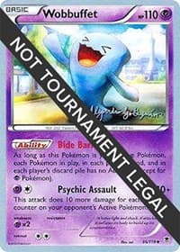 Wobbuffet - 2015 (Alejandro Ng-Guzman) — World Championship Decks 36 Pokémon card