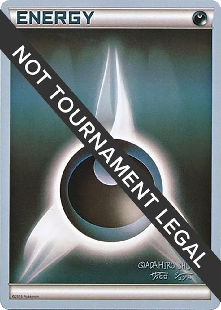 Darkness Energy - 2016 (Shunto Sadahiro) — World Championship Decks p481737 Pokémon card