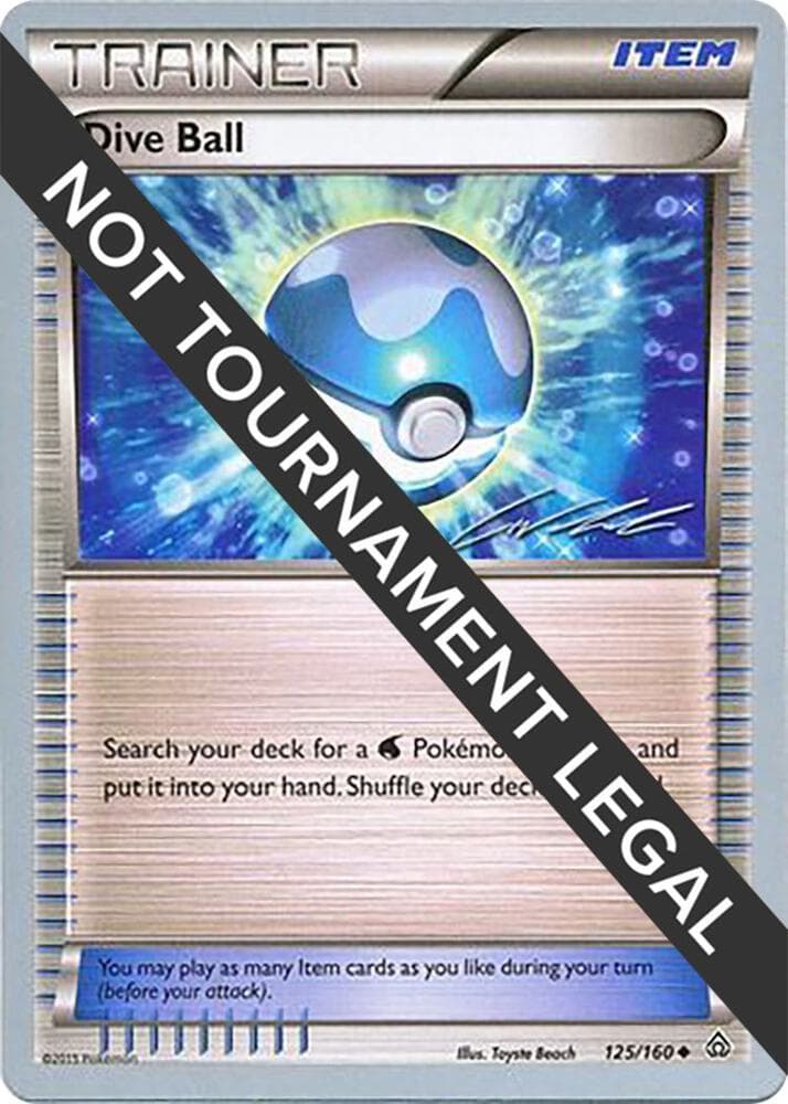 Dive Ball - 2016 (Cody Walinski) — World Championship Decks 125 Pokémon card