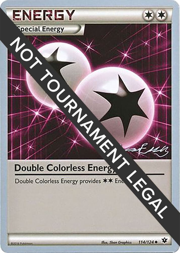 Double Colorless Energy - 2016 (Jesper Eriksen) — World Championship Decks 114 Pokémon card