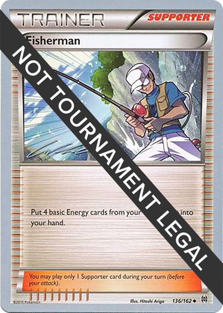 Fisherman - 2016 (Cody Walinski) — World Championship Decks 136 Pokémon card