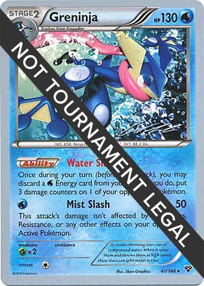Greninja (41) - 2016 (Cody Walinski) — World Championship Decks 41 Pokémon card