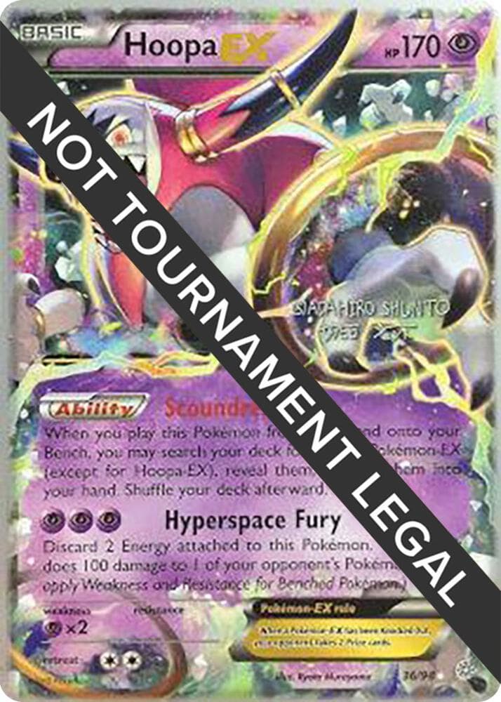 Hoopa EX - 2016 (Shunto Sadahiro) — World Championship Decks 36 Pokémon card