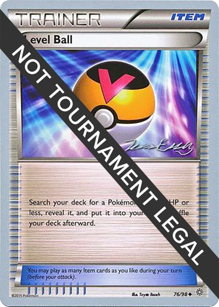Level Ball - 2016 (Jesper Eriksen) — World Championship Decks 76 Pokémon card