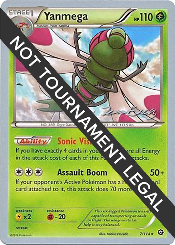 Yanmega - 2016 (Jesper Eriksen) — World Championship Decks 7 Pokémon card