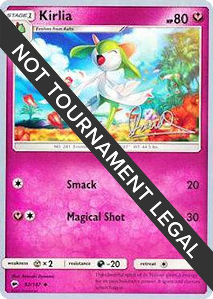 Kirlia - 2017 (Diego Cassiraga) — World Championship Decks 92 Pokémon card