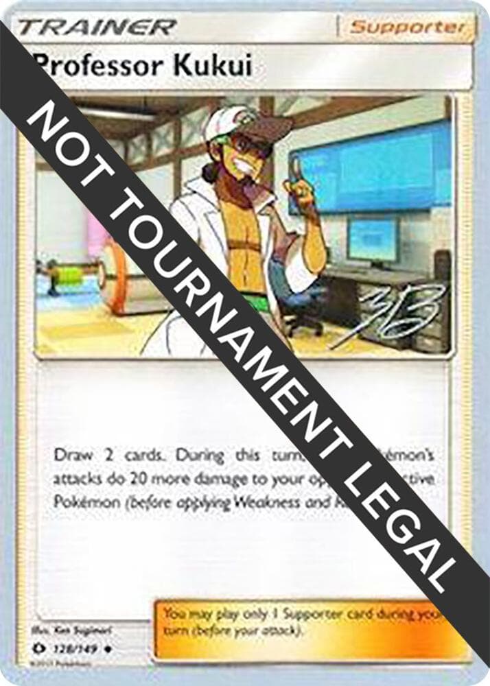 Professor Kukui - 2017 (Zachary Bokhari) — World Championship Decks 128 Pokémon card