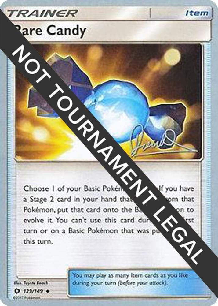 Rare Candy - 2017 (Diego Cassiraga) — World Championship Decks 129 Pokémon card
