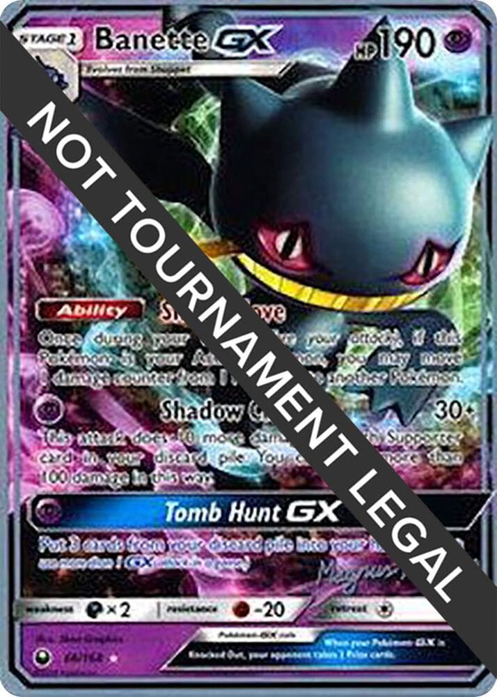 Banette GX - 2018 (Magnus Pedersen) — World Championship Decks 66 Pokémon card