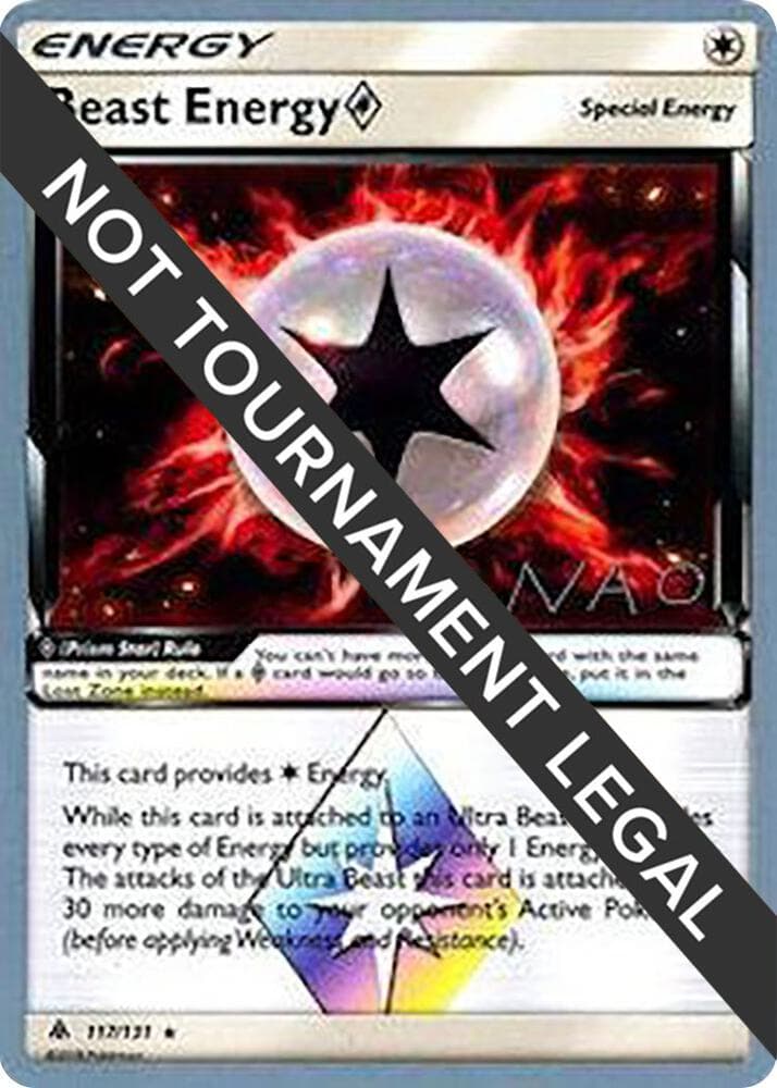 Beast Energy Prism Star - 2018 (Naohito Inoue) — World Championship Decks 117 Pokémon card