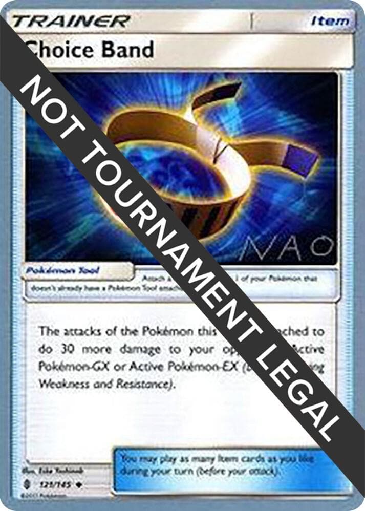 Choice Band - 2018 (Naohito Inoue) — World Championship Decks 121 Pokémon card