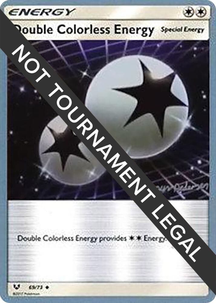 Double Colorless Energy - 2018 (Magnus Pedersen) — World Championship Decks 69 Pokémon card