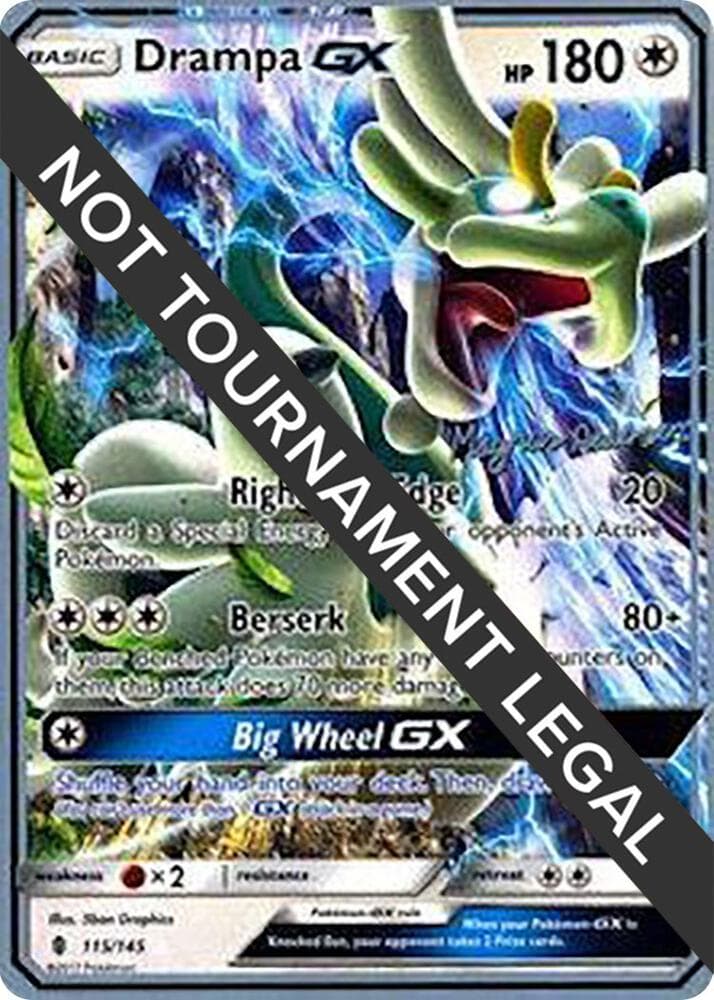 Drampa GX - 2018 (Magnus Pedersen) — World Championship Decks 115 Pokémon card