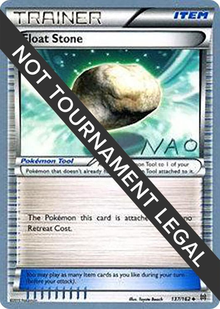 Float Stone - 2018 (Naohito Inoue) — World Championship Decks 137 Pokémon card