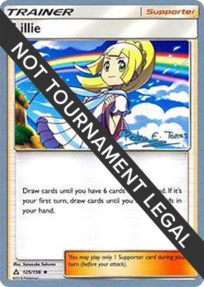 Lillie - 2018 (Pedro Eugenio Torres) — World Championship Decks 125 Pokémon card
