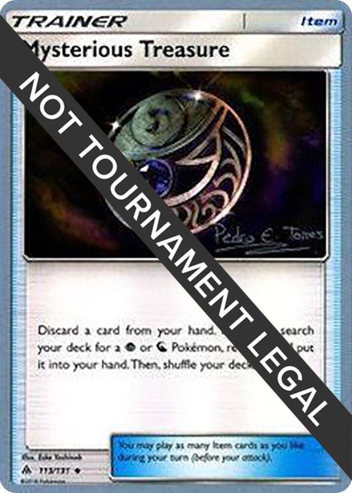 Mysterious Treasure - 2018 (Pedro Eugenio Torres) — World Championship Decks 113 Pokémon card