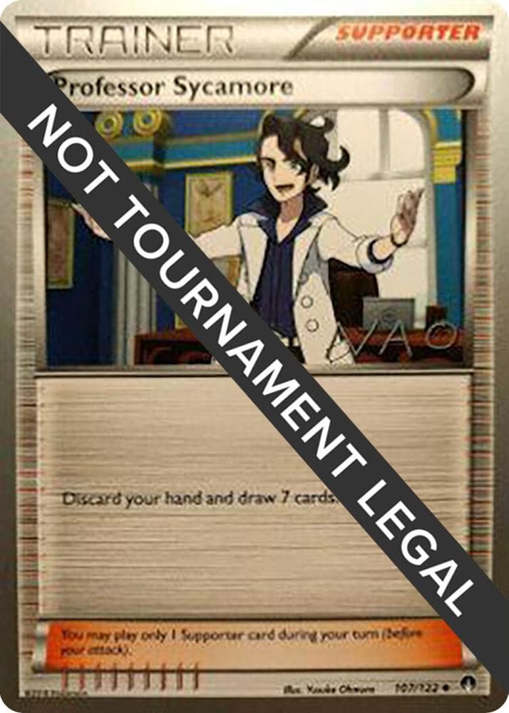 Professor Sycamore - 2018 (Naohito Inoue) — World Championship Decks 107 Pokémon card