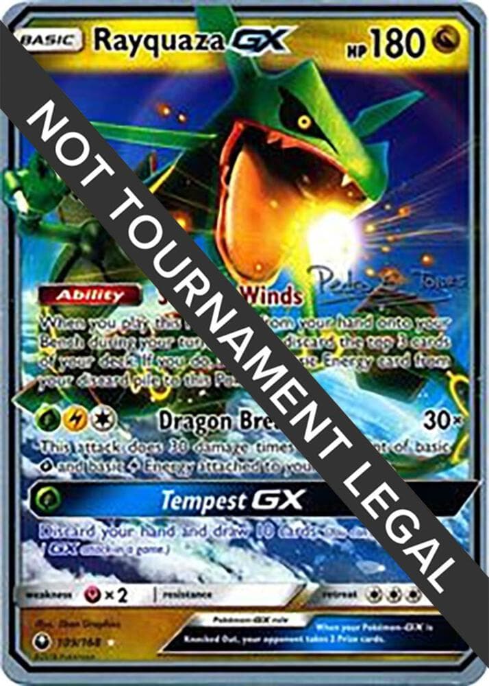 Rayquaza GX - 2018 (Pedro Eugenio Torres) — World Championship Decks 109 Pokémon card