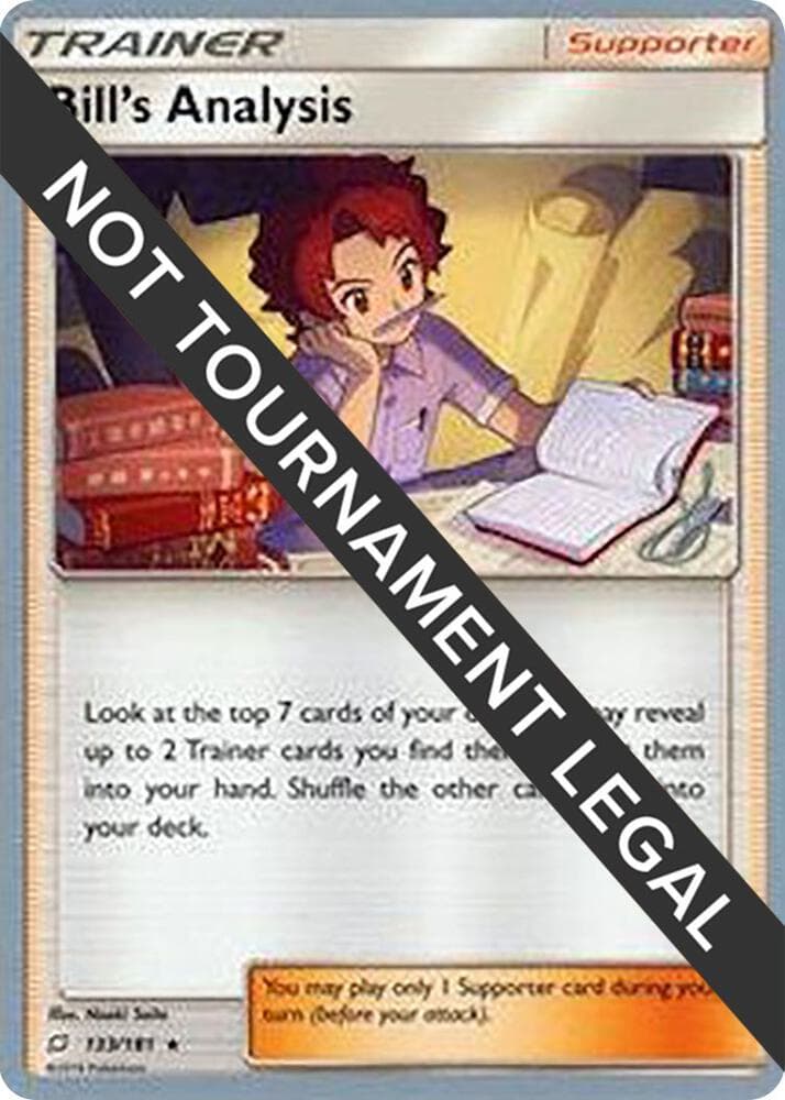 Bill's Analysis - 2019 (Henry Brand) — World Championship Decks 133 Pokémon card