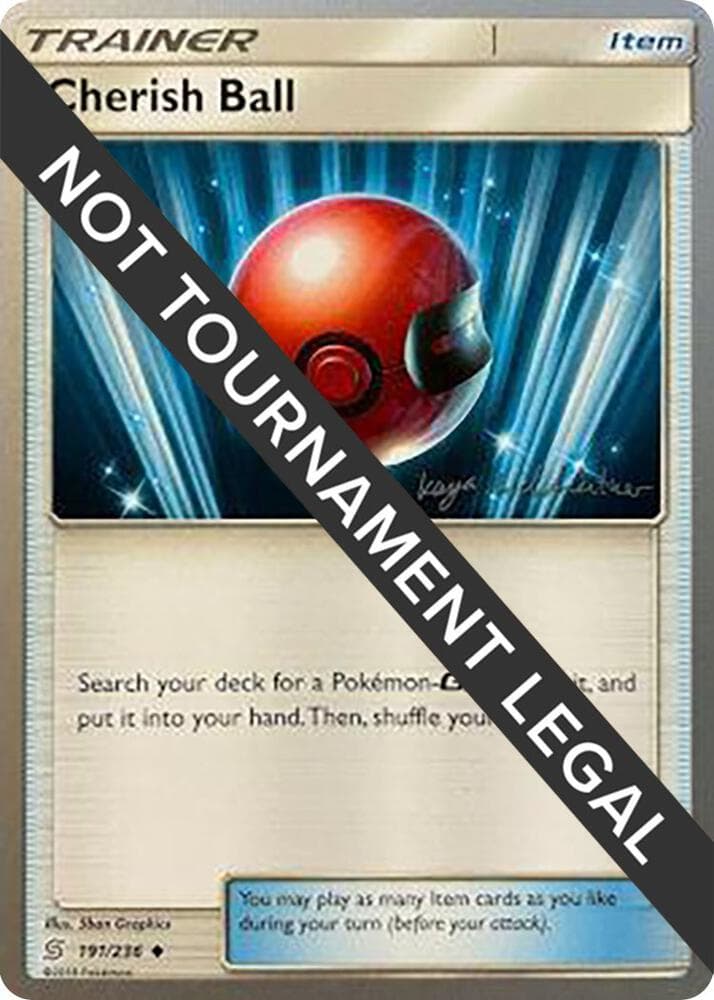 Cherish Ball - 2019 (Kaya Lichtleitner) — World Championship Decks 191 Pokémon card