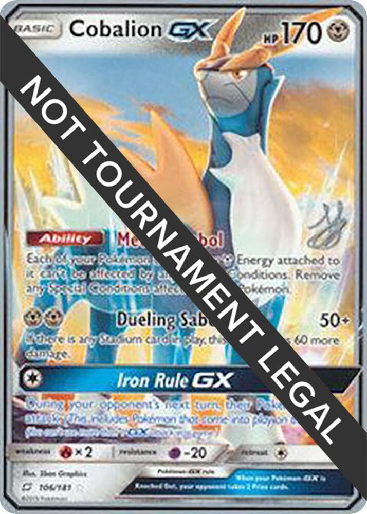 Cobalion GX - 2019 (Henry Brand) — World Championship Decks 106 Pokémon card