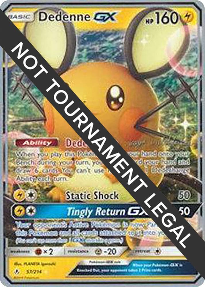Dedenne GX - 2019 (Kaya Lichtleitner) — World Championship Decks 57 Pokémon card