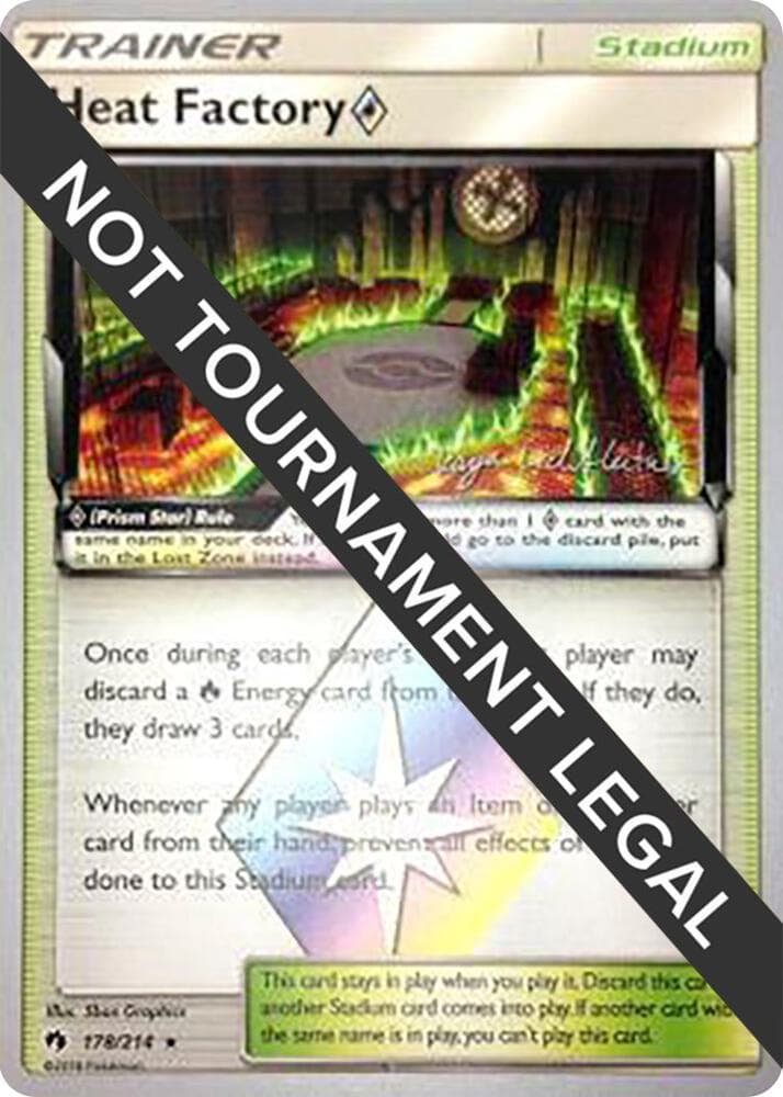 Heat Factory Prism Star - 2019 (Kaya Lichtleitner) — World Championship Decks 178 Pokémon card
