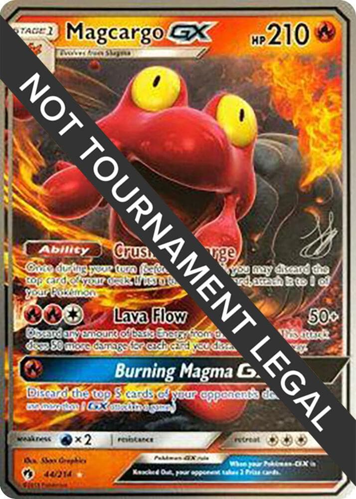 Magcargo GX - 2019 (Henry Brand) — World Championship Decks 44 Pokémon card