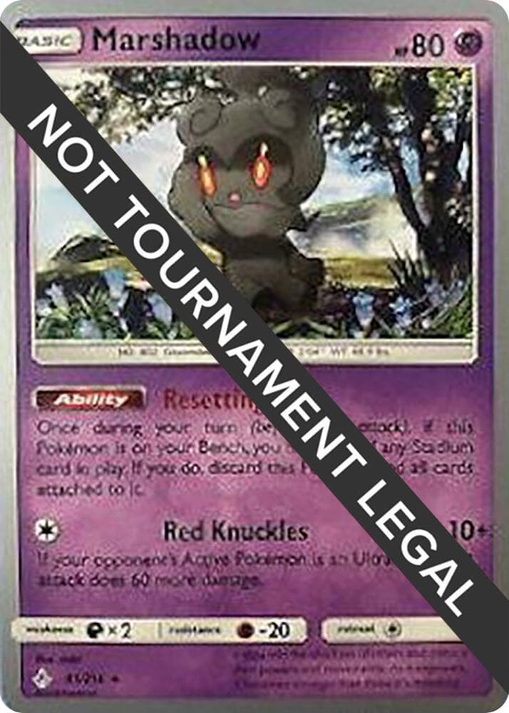 Marshadow - 2019 (Henry Brand) — World Championship Decks 81 Pokémon card